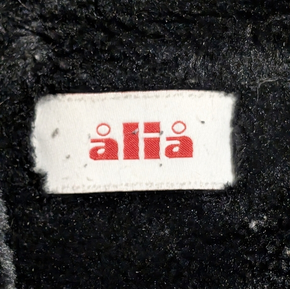 Vintage Alia Dark Green Lined Coat Medium - Picture 2 of 3